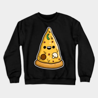 Cute Pizza Slice Crewneck Sweatshirt